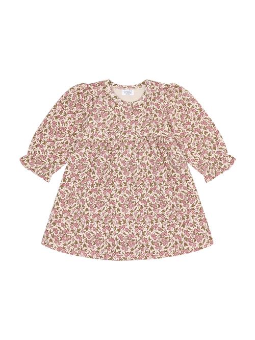 Hust & Claire Kjole 'Kis Flora'  creme / grøn / lyserød / magenta