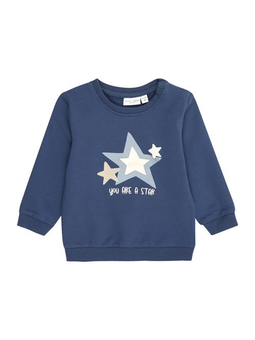 NAME IT Sweatshirt 'NBMVONNE'  beige / natblå / lyseblå / hvid
