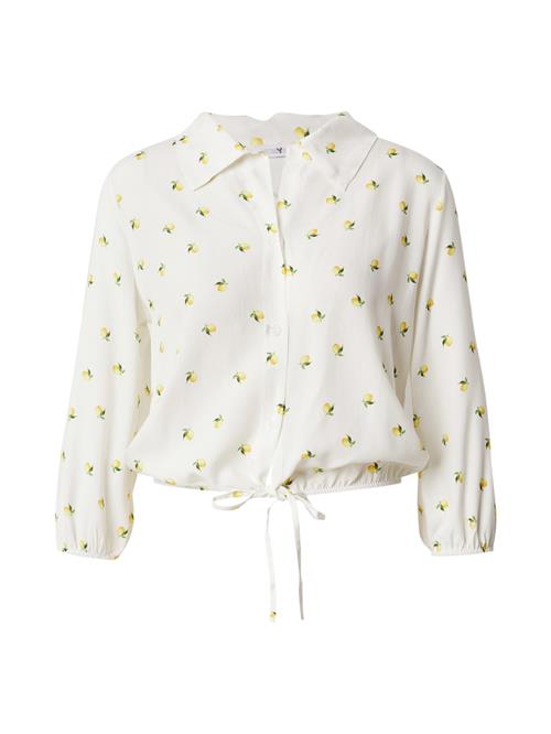 Hailys Bluse 'Ka44rena'  citron / grøn / hvid