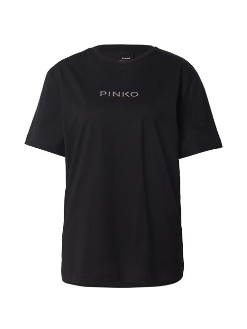 PINKO Shirts 'STREPITOSO'  sort / sølv