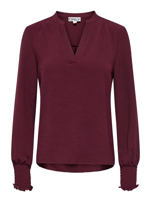 ONLY Bluse 'ONLMette'  vinrød