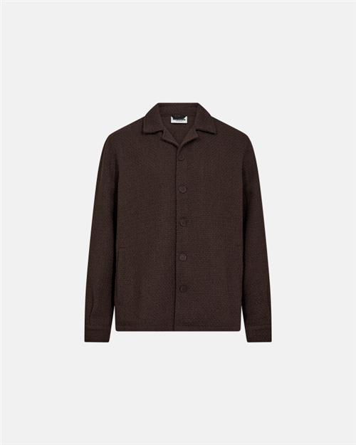 Overshirt "leo" | 100 polyester | Brun