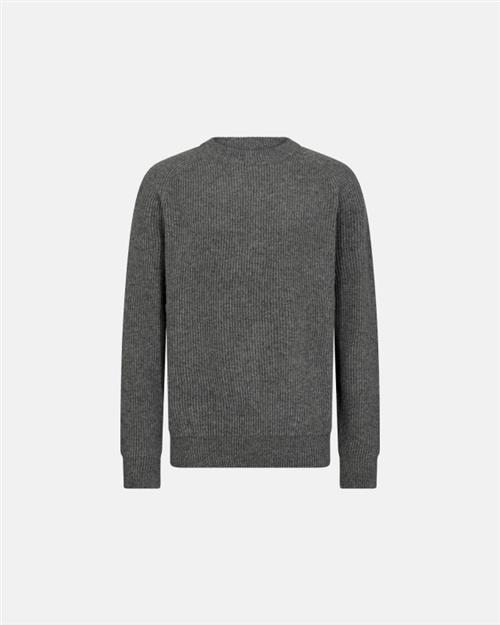 Strik pullover ´michael´ | Uld | Grå melange