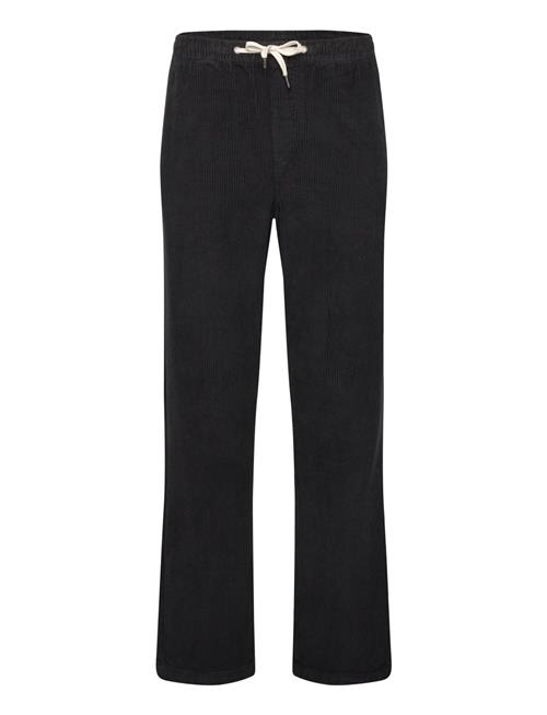 Elastic Waist Corduroy Pants Lindbergh Black