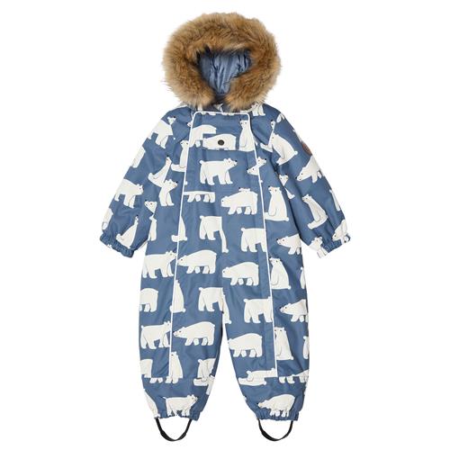 Kuling Val D'Isere Vinter-overtræksdragt Polar Bear  80 cm  Blå  80 cm  Unisex