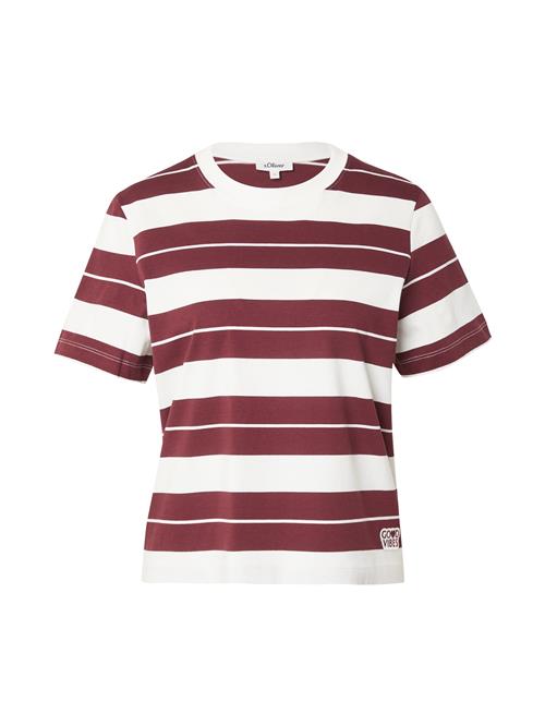 s.Oliver Shirts  bordeaux / hvid