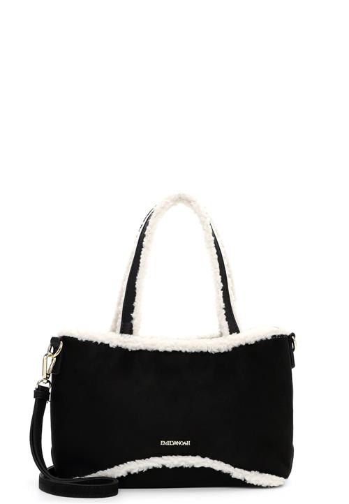 Emily & Noah Shopper 'Heiderose'  sort / hvid