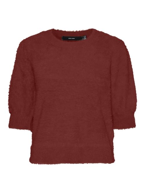 Vero Moda Curve Pullover 'VMCAlina'  mørkerød