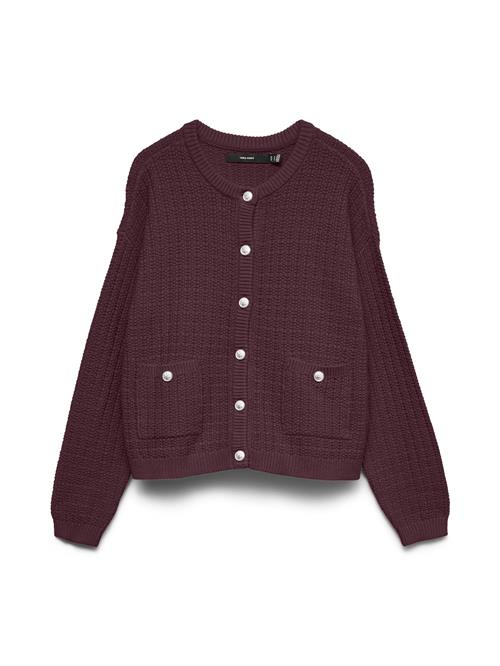 VERO MODA Cardigan 'VMHarper'  vinrød