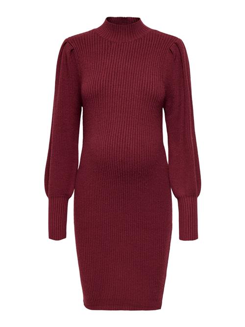 Se Only Maternity Strikkjole 'OLMKatia'  bordeaux ved About You
