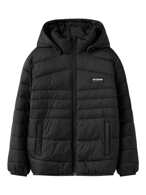Se NAME IT Puffer Jakke Marble Black hos SmartKidz