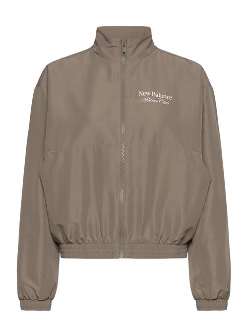 Linear Woven Jacket New Balance Khaki