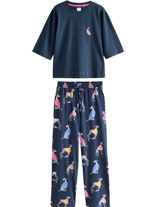 Next Pyjamas  marin / gylden gul / grå / lys pink