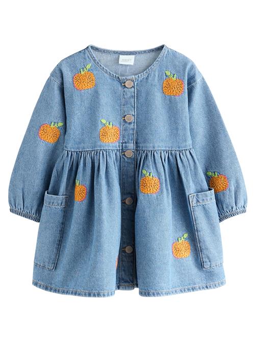 Next Kjole  blue denim / lysegrøn / orange