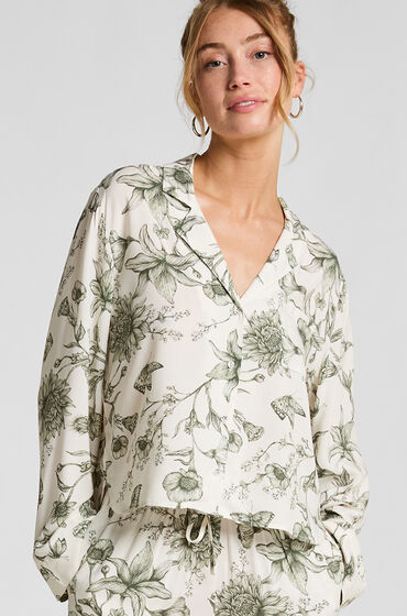 Hunkemöller Pyjamatop Storylover hvid