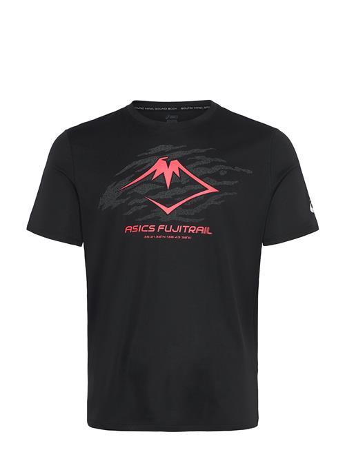 Fujitrail Logo Ss Top Asics Black