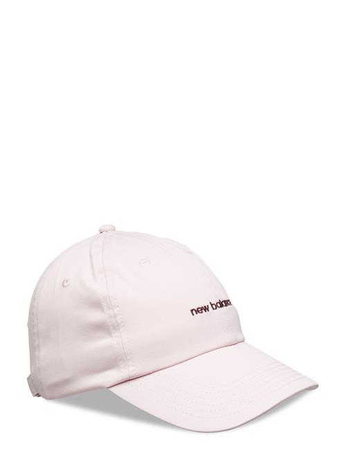 Women's 6 Panel Linear Logo Hat New Balance Pink