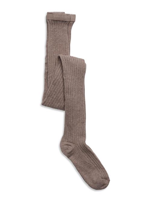 Cotton Rib Tights Mp Denmark Brown