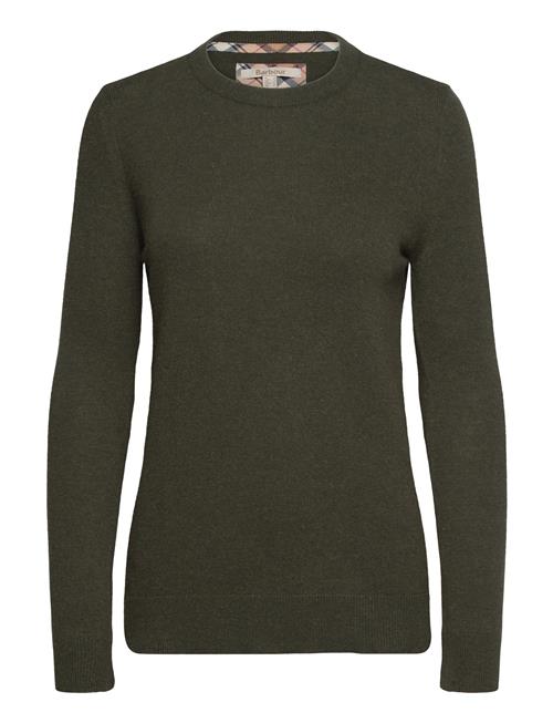 Barbour Pendle Crew Knitted Jumper Barbour Khaki