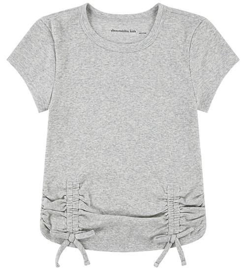 Abercrombie & Fitch T-shirt - Rib - Light Grey Heather