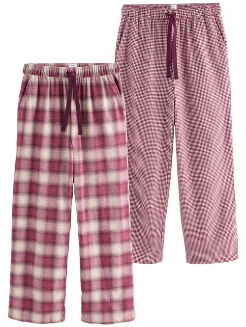 Next Pyjamasbukser  creme / rosé / rød