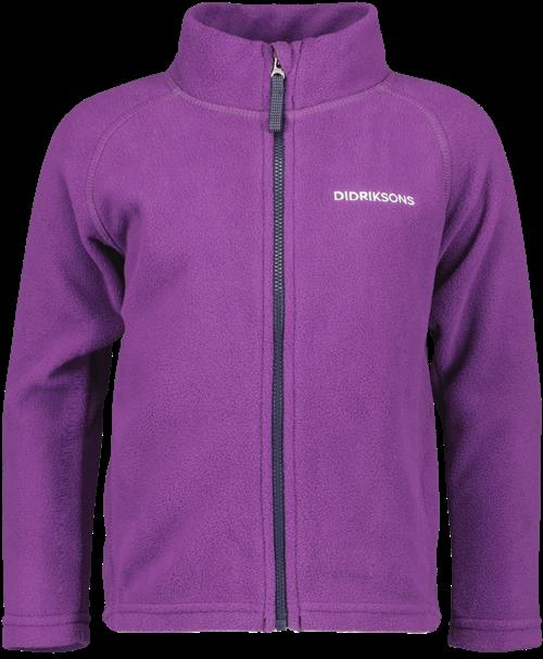 Didriksons Monte Kids 10 Jumper Med Fuld Lynlås Royal Purple  Royal Purple-90 cm  Lilla  90 cm  kvinde