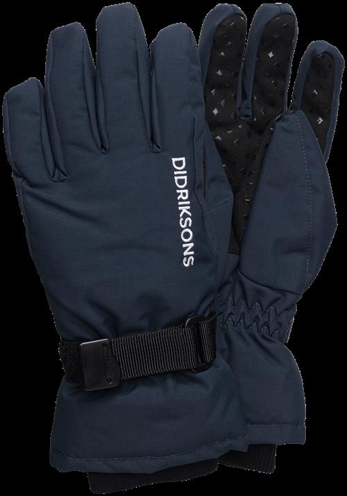 Didriksons Biggles 3 Handsker Navy  Navy-6-8 Y  Marineblå  6-8 år  Unisex