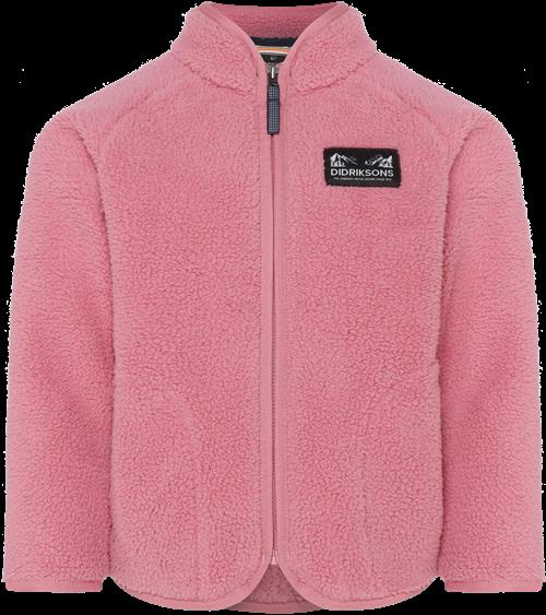 Didriksons Gibbs Kids 2 Jumper Med Halv Lynlås Heather Pink  Heather Pink-120 cm  Lyserød  120 cm  kvinde