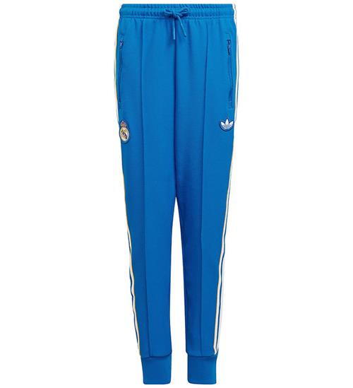 adidas Originals Bukser - Real Madrid - Blue Bird/Hvid