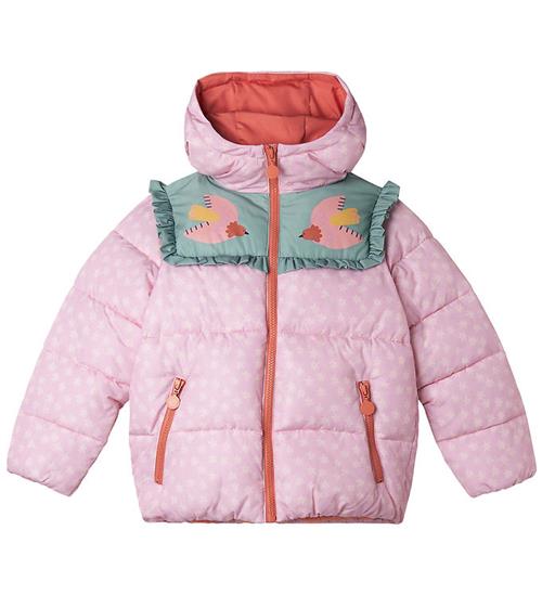 Stella McCartney Kids Dynejakke - Viola/Multicolor