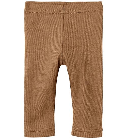 Lil' Atelier Leggings - Rib - NbnNoel - Tigers Eye