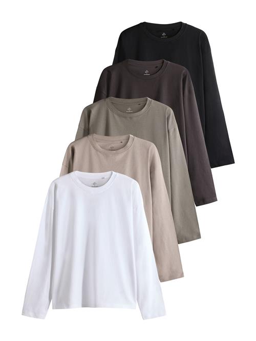Se The Set Shirts  beige / greige / mørkegrå / sort / hvid ved About You