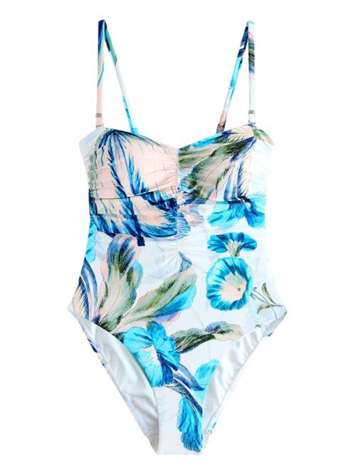 Next Badedragt  azur / aqua / grøn / hvid