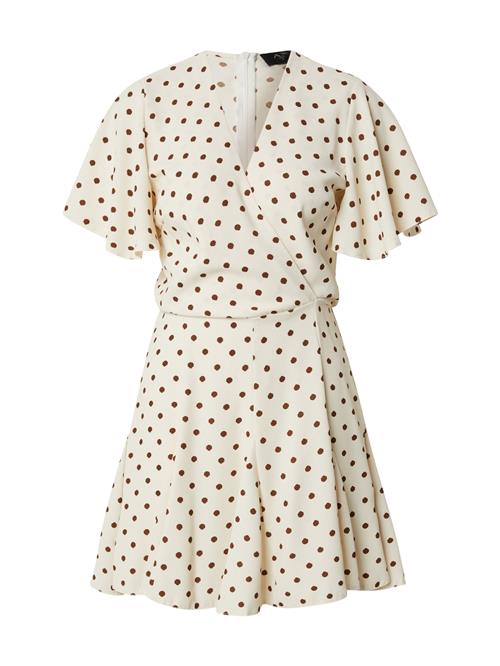 AX Paris Kjole  creme / carminrød