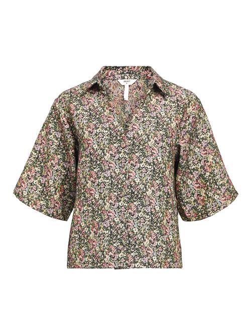 OBJECT Bluse 'OBJSandra'  pastelgul / jade / lyserød