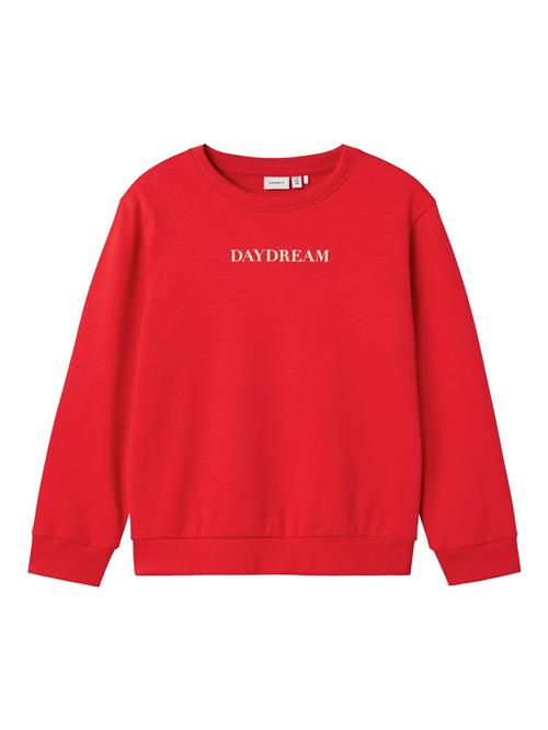 Se NAME IT Sweatshirt 'NKFNoriana'  ecru / rød ved About You