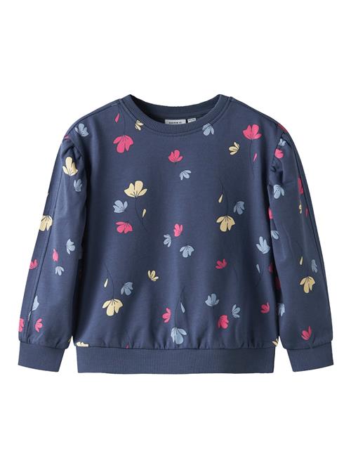 Se NAME IT Sweatshirt 'NMFNULA'  navy / lyseblå / lysegul / lys pink ved About You