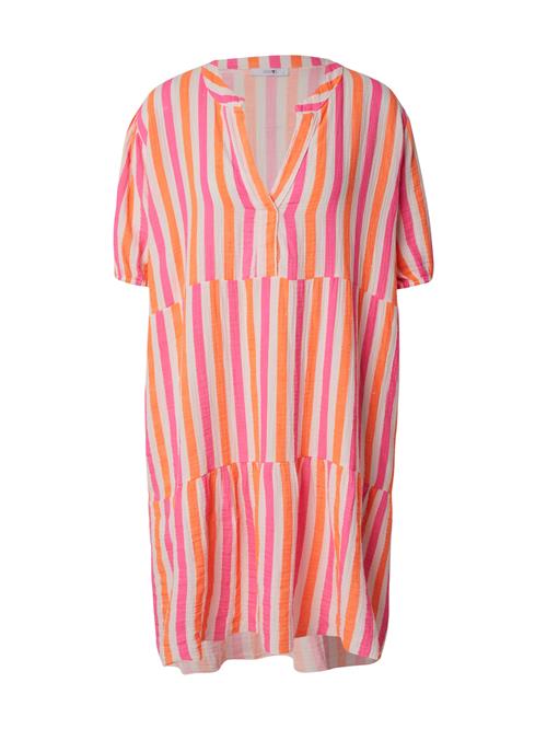 Se Hailys Sommerkjole 'Pe44tra'  orange / lys pink / hvid ved About You