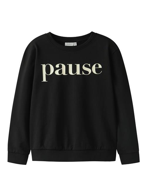 NAME IT Sweatshirt 'NKFNORIANA'  sort / hvid