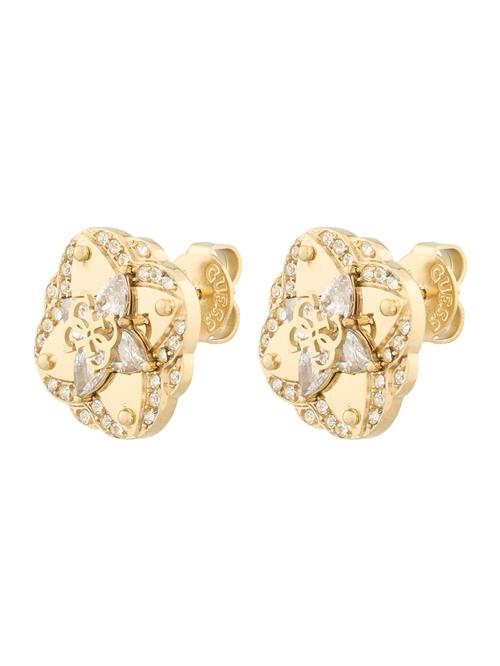 GUESS Øreringe  guld / transparent