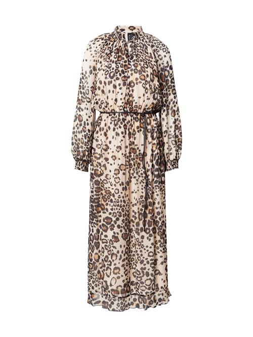 Marc Cain Kjole  cognac / cappuccino / sort