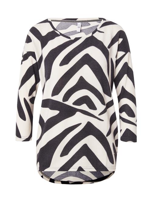 Hailys Pullover 'Mi44a'  lysegrå / sort