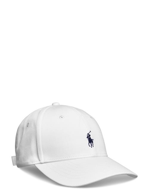 Signature Pony Twill Sports Cap Ralph Lauren Golf White