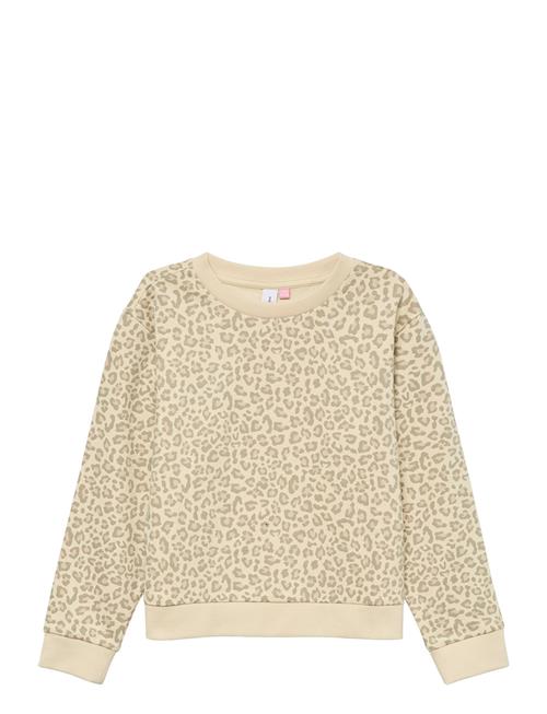 Vmbrenda Animal Ls Sweat Jrs Girl Vero Moda Girl Beige