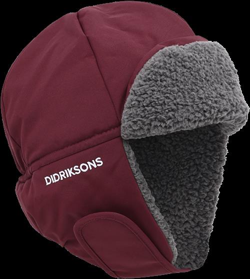 Didriksons Biggles 6 Vinterhue Anemon Red  Anemon Red-54 cm  Rød  54 cm  Unisex