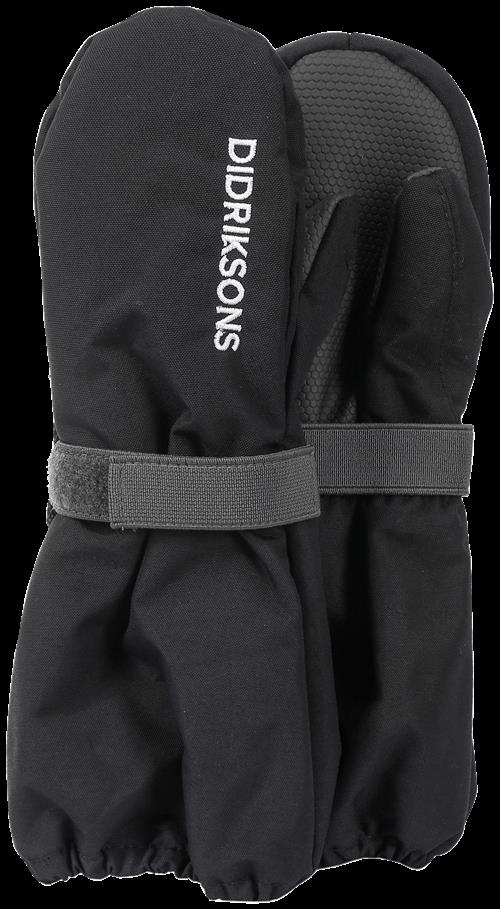 Didriksons Biggles 7 Vanter Black  Black-2-4 Y  Sort  2-4 år  Unisex