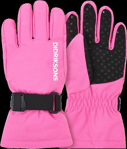 Didriksons Biggles 3 Handsker Sweet Pink  Sweet pink-6-8 Y  Lyserød  6-8 år  kvinde