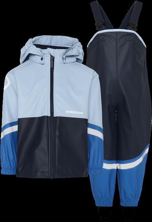 Didriksons Waterman Kids 12 Regnsæt Navy  Navy-140 cm  Marineblå  140 cm  Unisex