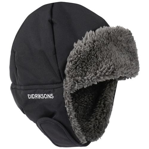 Didriksons BIGGLES CAP 6  Black Black-54 cm  Sort  54 cm  Unisex