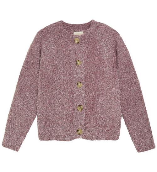 Creamie Cardigan - Strik - Glitter - Crushed Berry